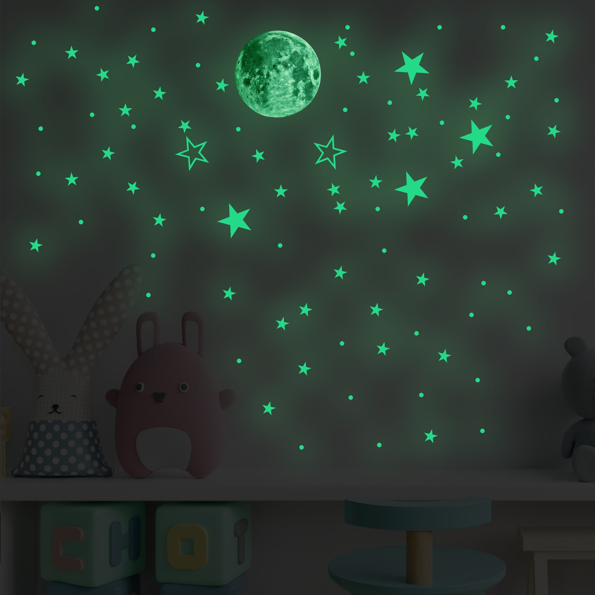 Luminous Starry Sky And Planets Moon Moon Crystal Ball Small Night Lamp Projection Ambience Light Creative Gift New Strange Gift