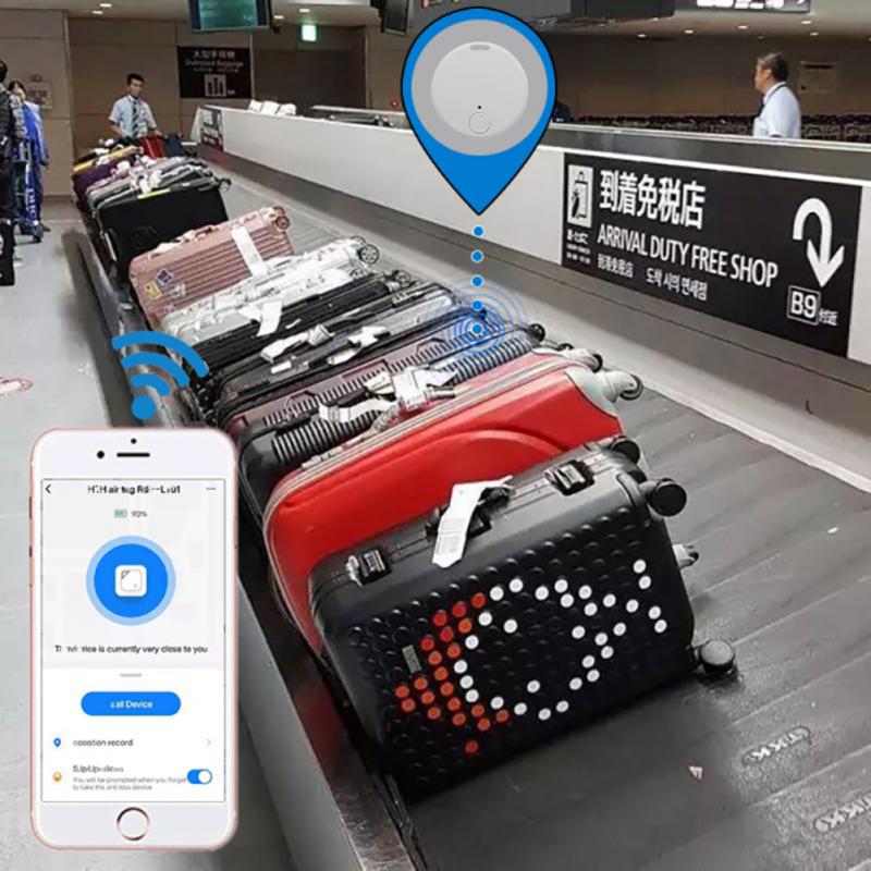 Tuya Circular Smart Tracker Bluetooth-compatible Smart Life APP Key Finder Keychain Phones Kids Pet Anti-loss Device Smart Tag