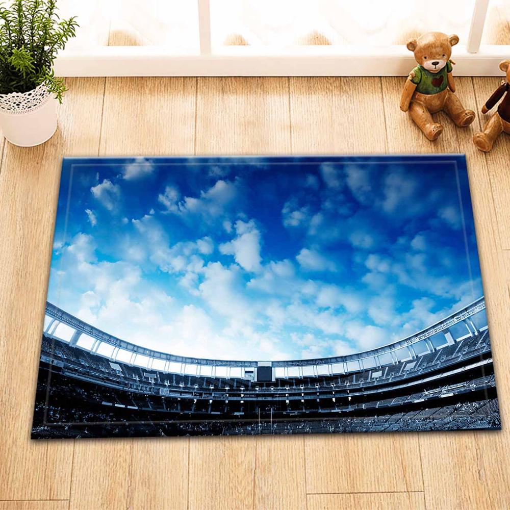 Lb 60*40 zachte witte zwarte voetbal blauwe vloermatten deurmatten slaapkamer tapijt vloerkleden voor woonkamer kinderkamer badkamer: 10729