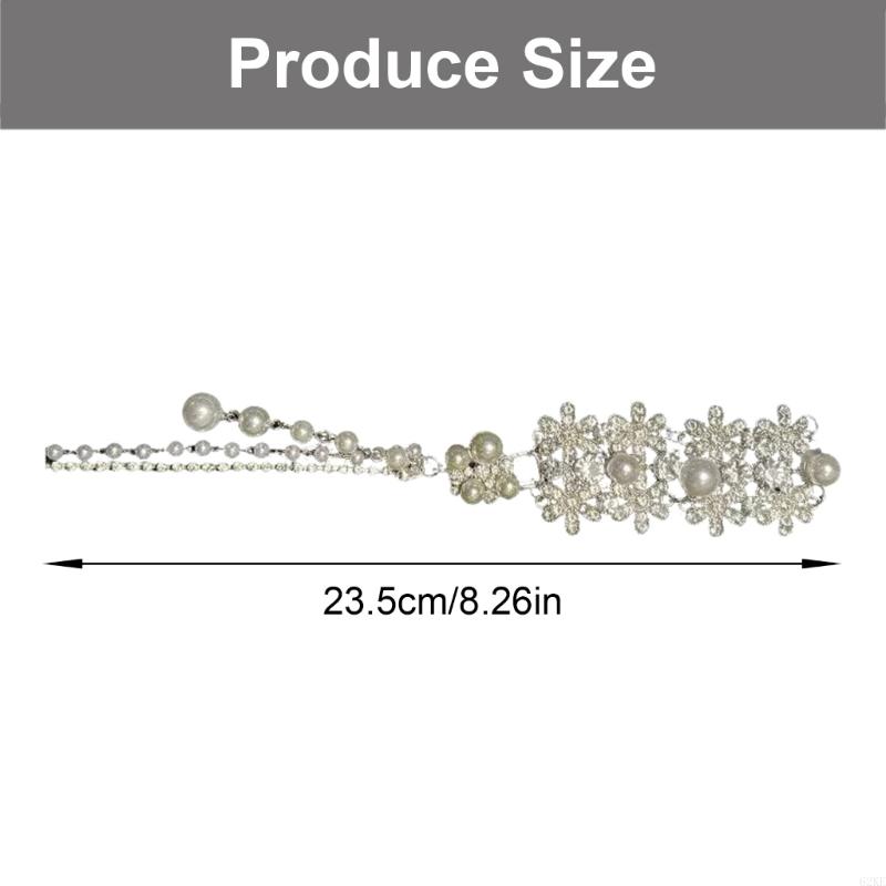 62ke geavanceerde zilveren kwastjes haarspeld ornament haarclip voor bruiloften en s