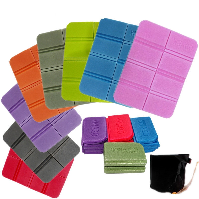 XPE 8 Folder Camping Mat Folding Portable Small Cushion Seat Pad Moisture-Proof Waterproof Prevent Dirty Picnic Mat Beach Pad