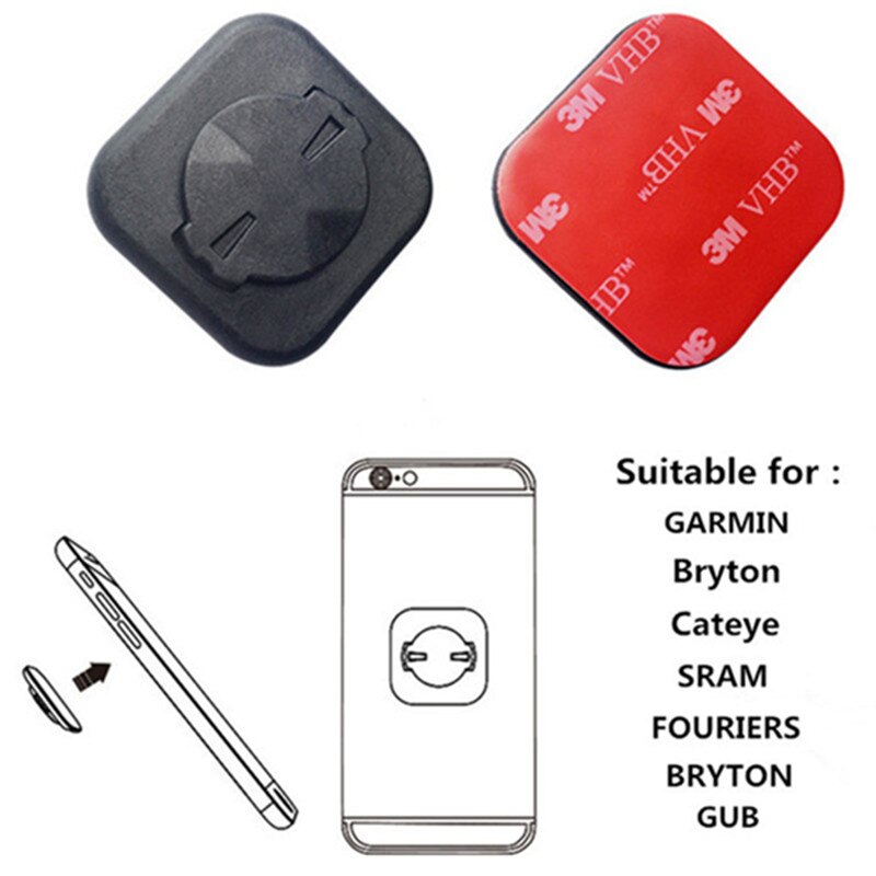 Stopwatch back buckle 7H universal back sticker for Garmin stopwatch extension stand mobile phone holder back sticker stand