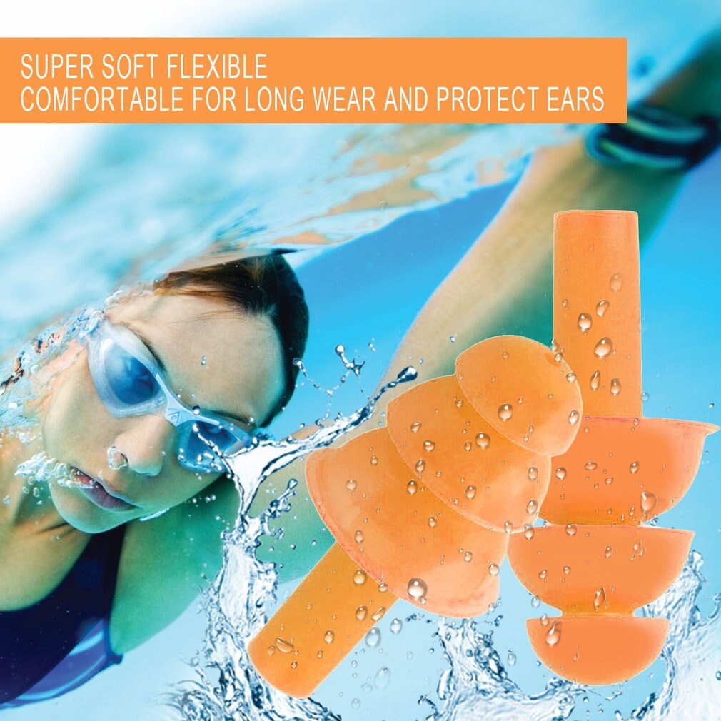 1 paar /3 paar spiraalvormige waterdichte siliconen oordopjes anti-snurk oordopjes comfortabel om te slapen geluidsreductie accessoire
