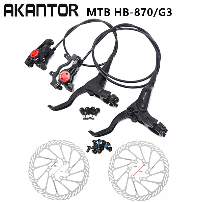AKANTOR MTB bicycle hydraulic disc brake caliper retrofit kit disc brake beyond BR-MT200 added G3/HS1 160mm disc brand original