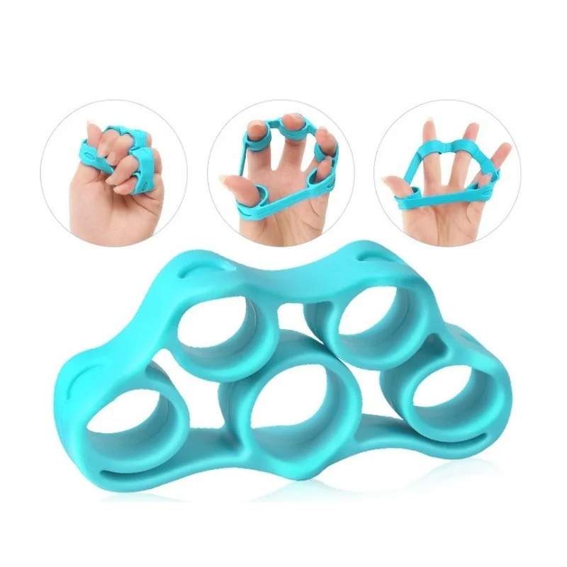 Silicone Finger Pull Ring for Training Rubber Ring Pull Ring Hand Grip Expander Forearm Wrist Training Carpal Bone