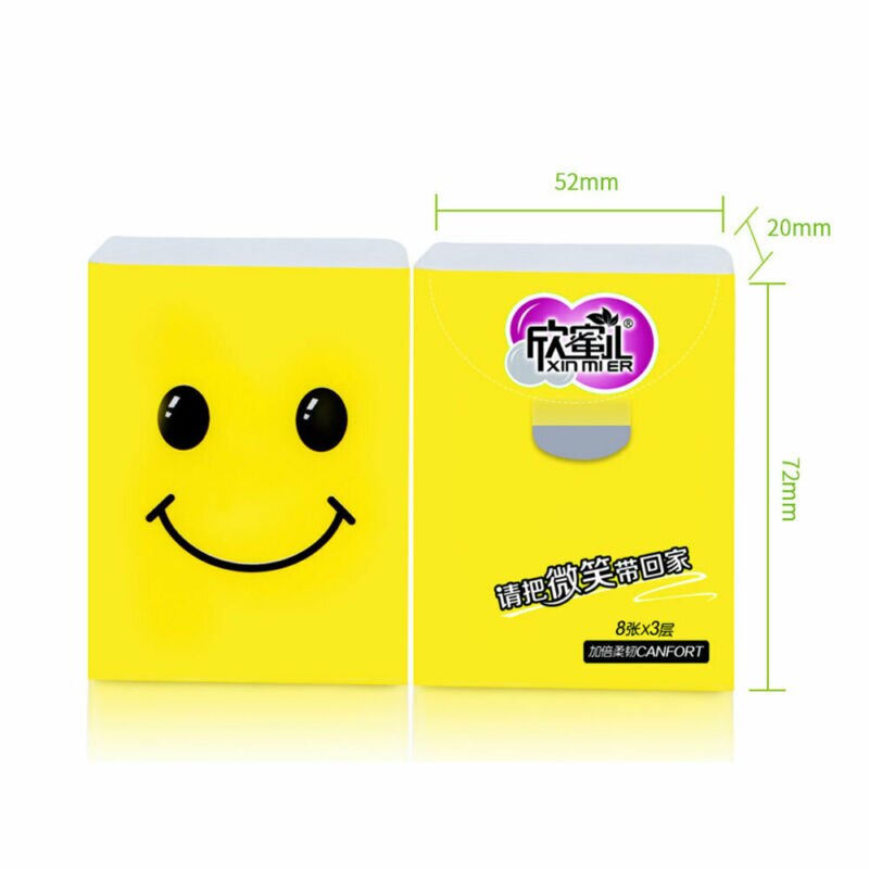 Facial Tissue Home Tissues Napkin Soft Tissues for Travel Outdoor Pocket Size