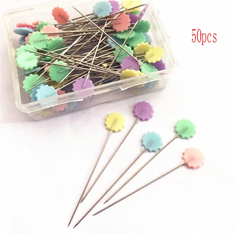 Borduren Patchwork Pins Dressmaking Pins Accessoires Gereedschap Naaien Naald Diy Naaien Accessoires Rvs: Plum blossom-50