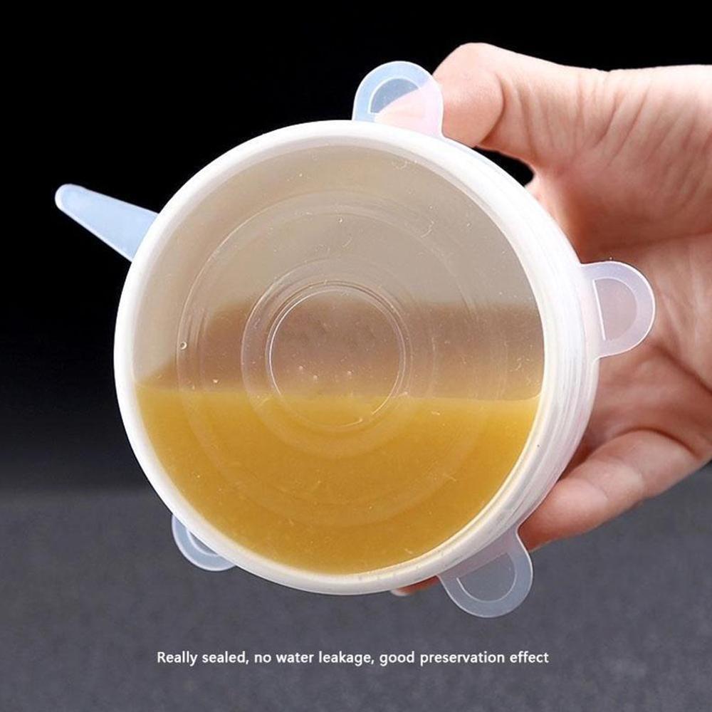 6/12 stuks siliconen rekdeksels universele deksel siliconen deksel magnetron siliconen voedsel kookkom deksel pan vers deksel deksel p  p0 g 8