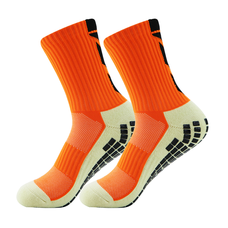 Calcetines de fútbol antideslizantes para fútbol, antihombres, adolescentes, niños, calcetines deportivos con agarre, calcetines de en negro, blanco y azul: Blanco