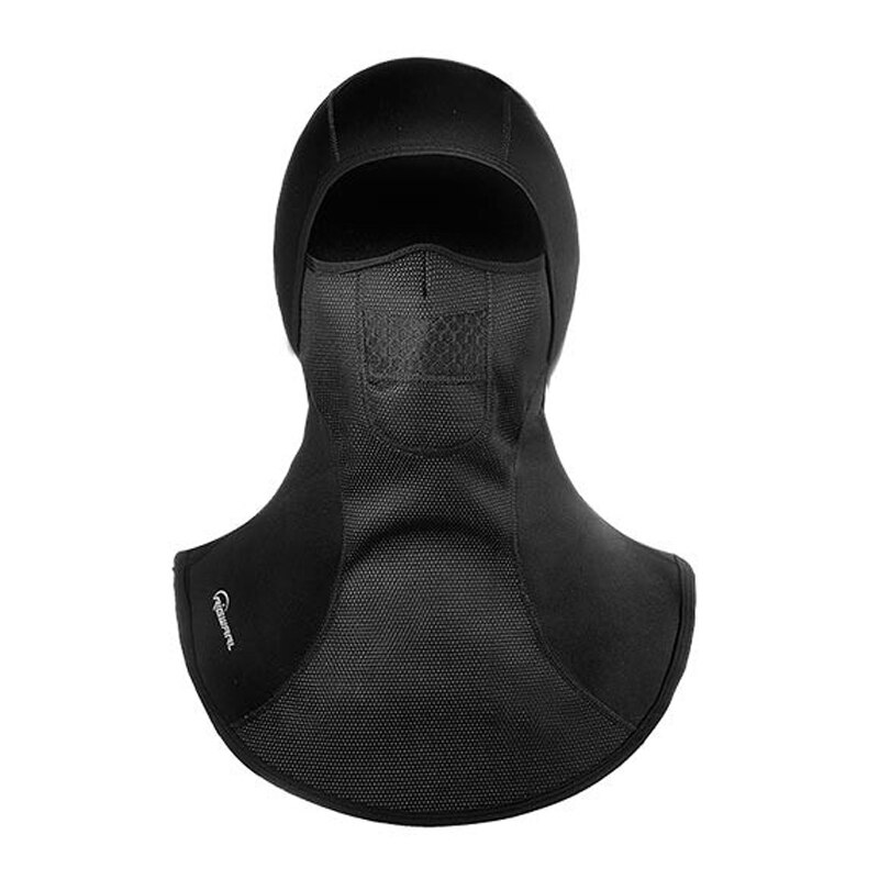 Motorfiets Gezichtsmasker Balaclava Winter Thermische Fleece Gezicht Shield Schedel Gezichtsmasker Moto Ski Biker Met Actieve Koolstof Filters: MK054 Black