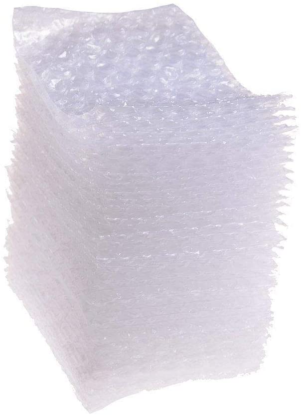 100 stk klare bobleposer poser beskyttende boblepose doble vegger puter