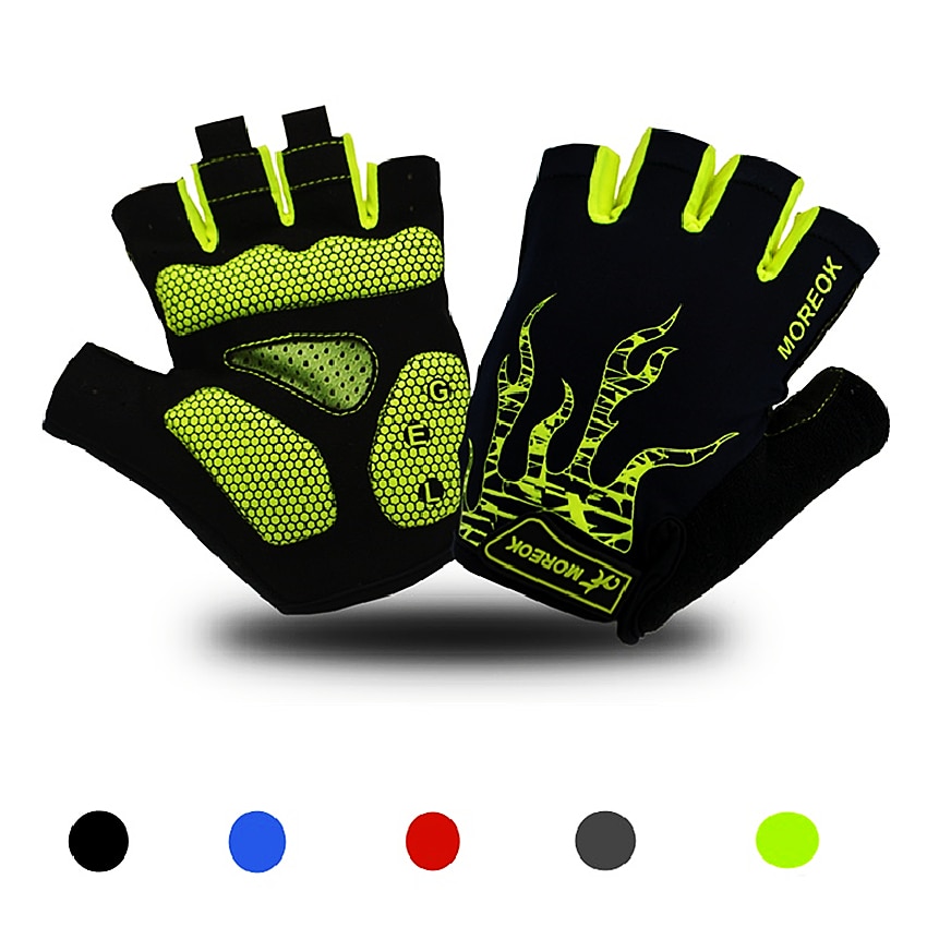 Transpirable bicicleta Guantes De medio dedo Guantes De Ciclismo bicicleta De carretera guante Guantes para moto bicicleta para deportes De bicicleta Guantes