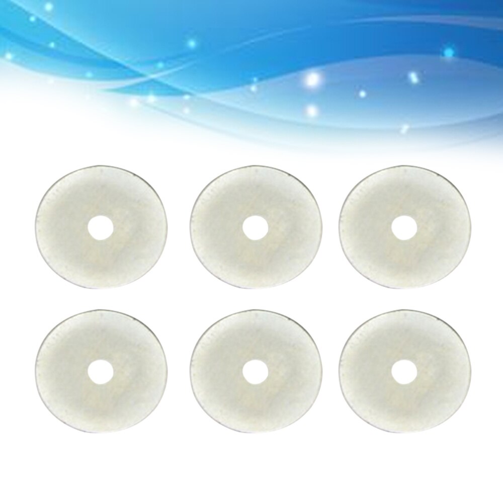 6pcs Cutting Rotary Cutter 28mm Replace Round Blades Circular Sharp Rotary Replacement Cutter for Sewing
