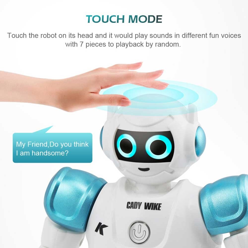 RC Robot CADY WIKE Gesture Sensing Touch Intelligent Programmable Walking Dancing Smart Robot Toy for Children Toys