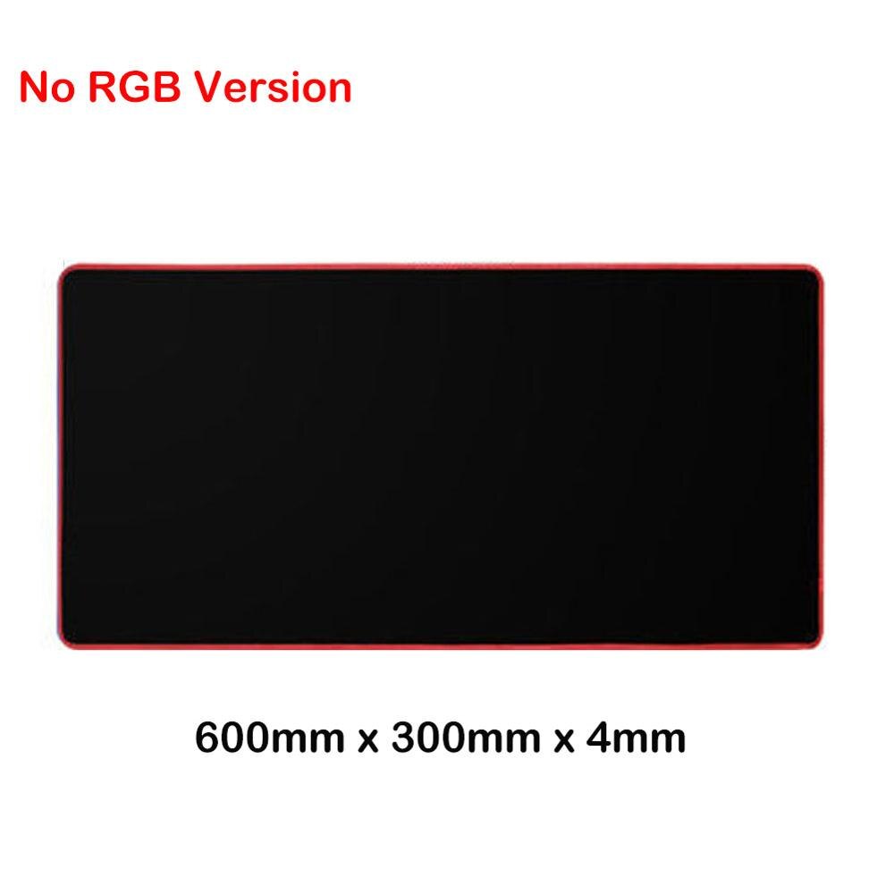 Colorful RGB Mouse Pad Anti-Slip Desk Rubber Pad USB Wired Lighting Backlight Big Gaming Mouse Carpet For keyboard Desk Mise: D