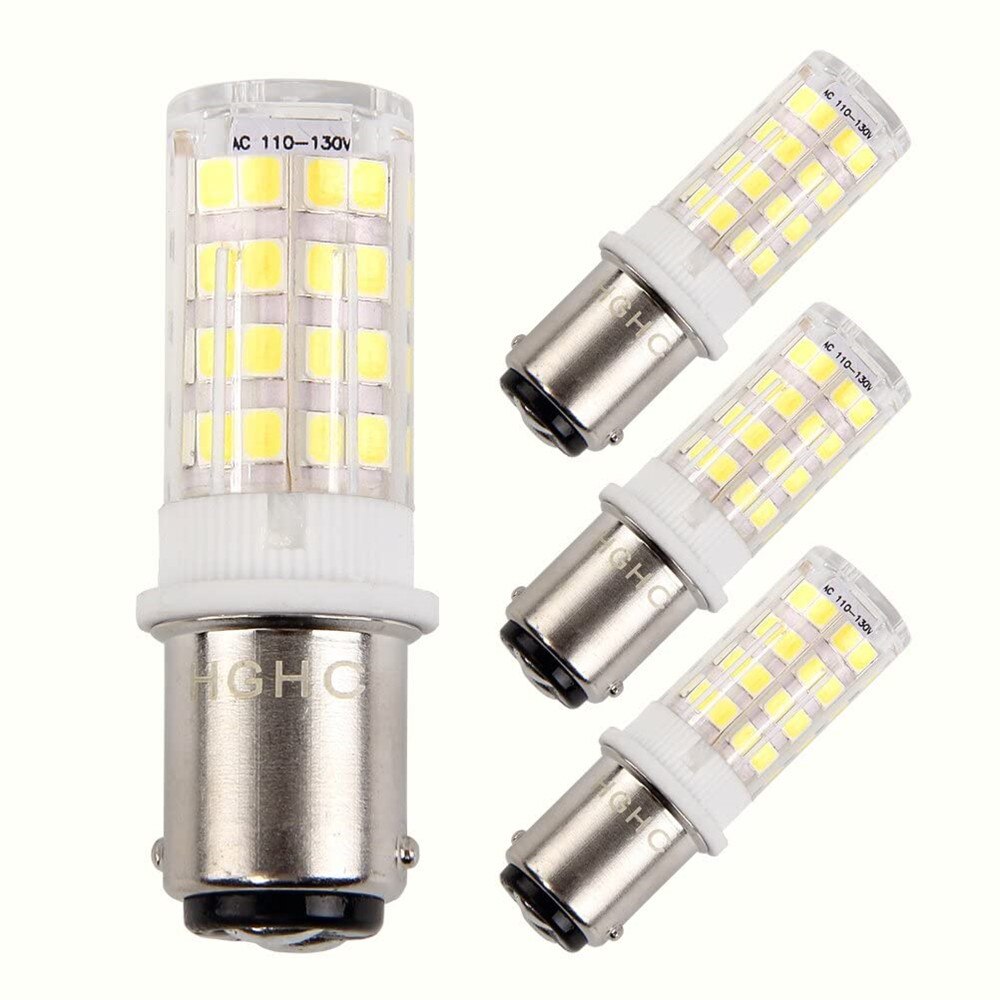 110V 5W BA15D 52LED corn light halogen bulb, home interior decoration lighting double contact bayonet base bulb