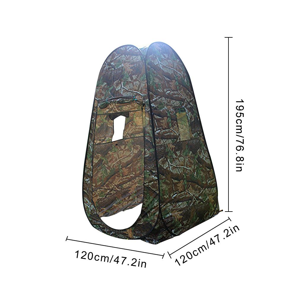 Pop-up Tent Camouflage Camping Shower Bathroom Toilet Privacy Dressing Cloakroom Storage Mobile Folding Outdoor Accessories