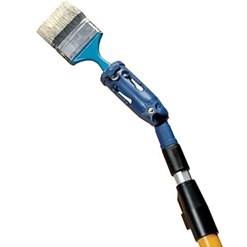 Extensor de pincel de pintura multiángulo, adaptador de rodillo de pintura, herramienta de pintura de sujeción de poste, extensor de pincel de pintura de techo y pared