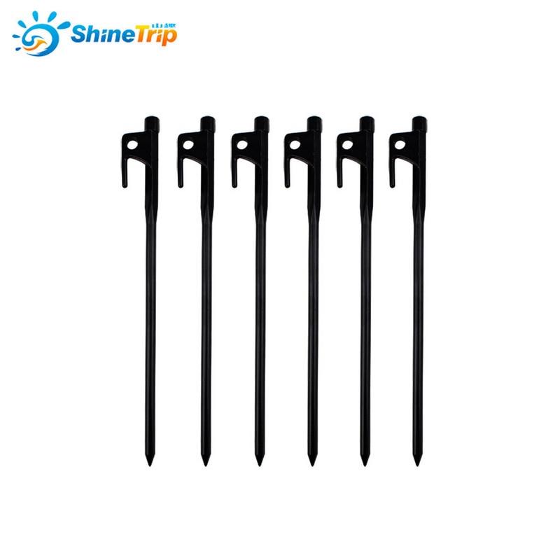 4 kpl shinetrip 1100 astetta korkean lämpötilan taonta retkeilyteltta markiisi tappi teräsnaulat kiinteät tapit naula 20cm 30cm 40cm lisävaruste
