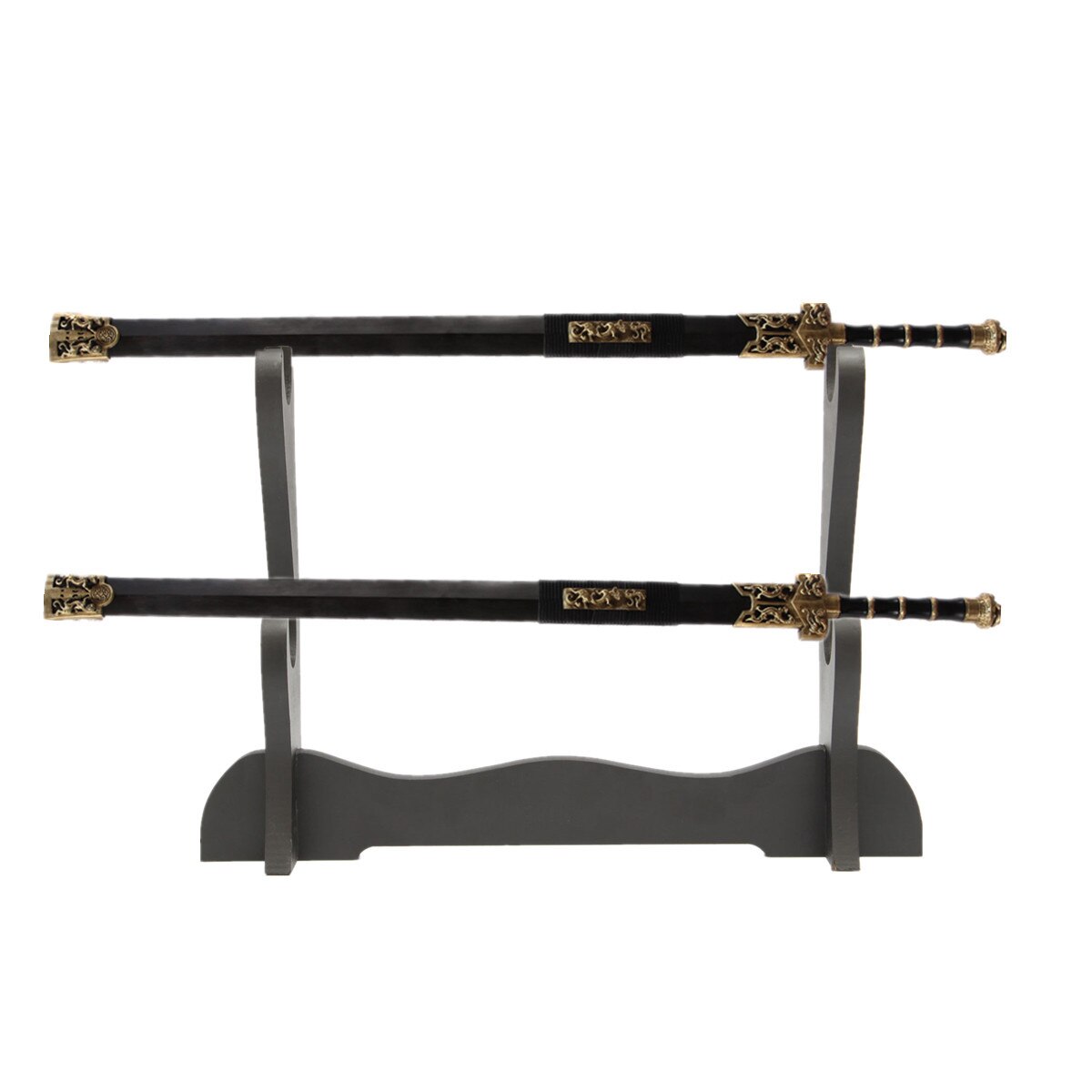 Support mural en bois noir, 1 pièce, épée de samouraï, Katana, 1/2/3 couches, décoration de la maison, artisanat
