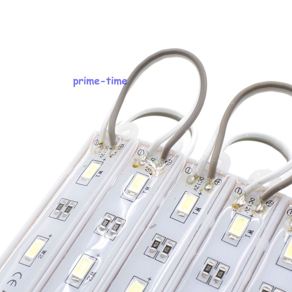 20pcs SMD 5630 LED light module Waterproof LED backlight white Warm white DC12V 1.5W 3 led 45lm/led