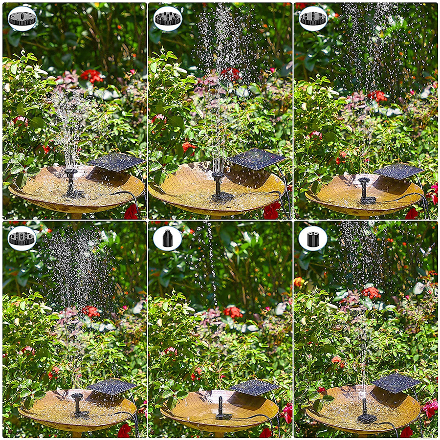 Solar Panels 9W Solar Pumps Fountains Garden Floaters Watering Power Fountains Pools Home Gardens Fish Ponds