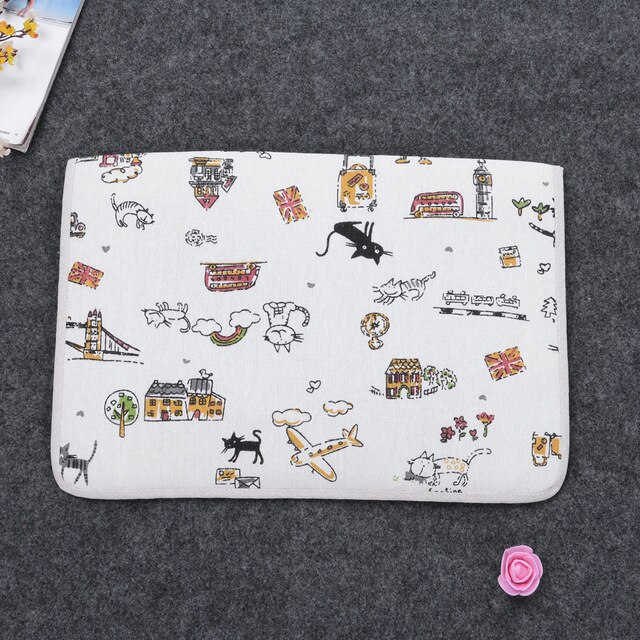 Notebook Laptop Sleeve Bag Cotton Pouch Case Cover For 14 /15.6 /15 inch Laptop: E / 15-15.6 inch