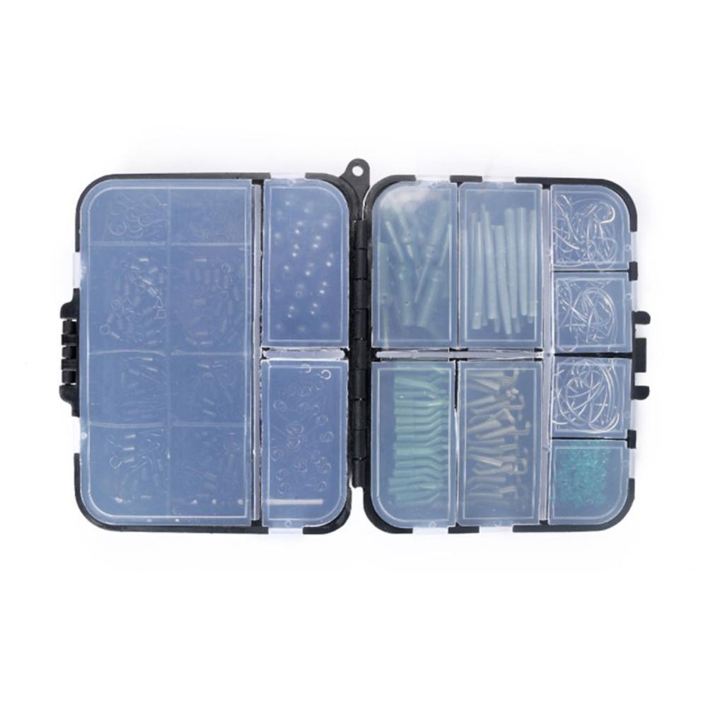 300/400 Pcs/Box Fishing Accessories Set Portable European Style Carp Fishing Set Tackle Kit Outdoor Fishing Equipment Carp Fish