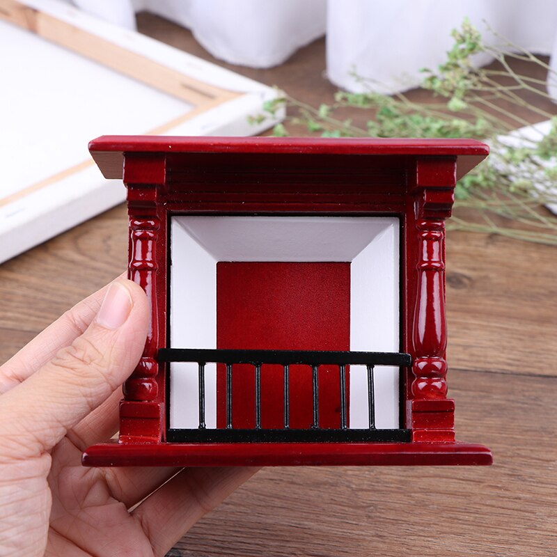 Handcrafted 1/12 Scale Dollhouse Miniatures TV Cabinet Stand Table Wooden Toys Furniture Dolls House