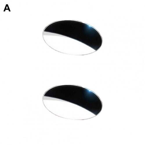 2Pcs/Set Side View Mirror Safe ABS Flexible 360 Degree Mini Side View Mirror Rear View Mirror for Auto: A
