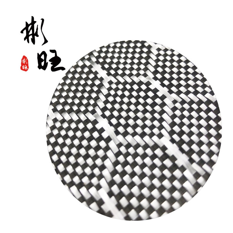 3K 300G glass carbon hexagonal jacquard cloth, 3k carbon fiber + glass fiber，High strength, high toughness, hexagon