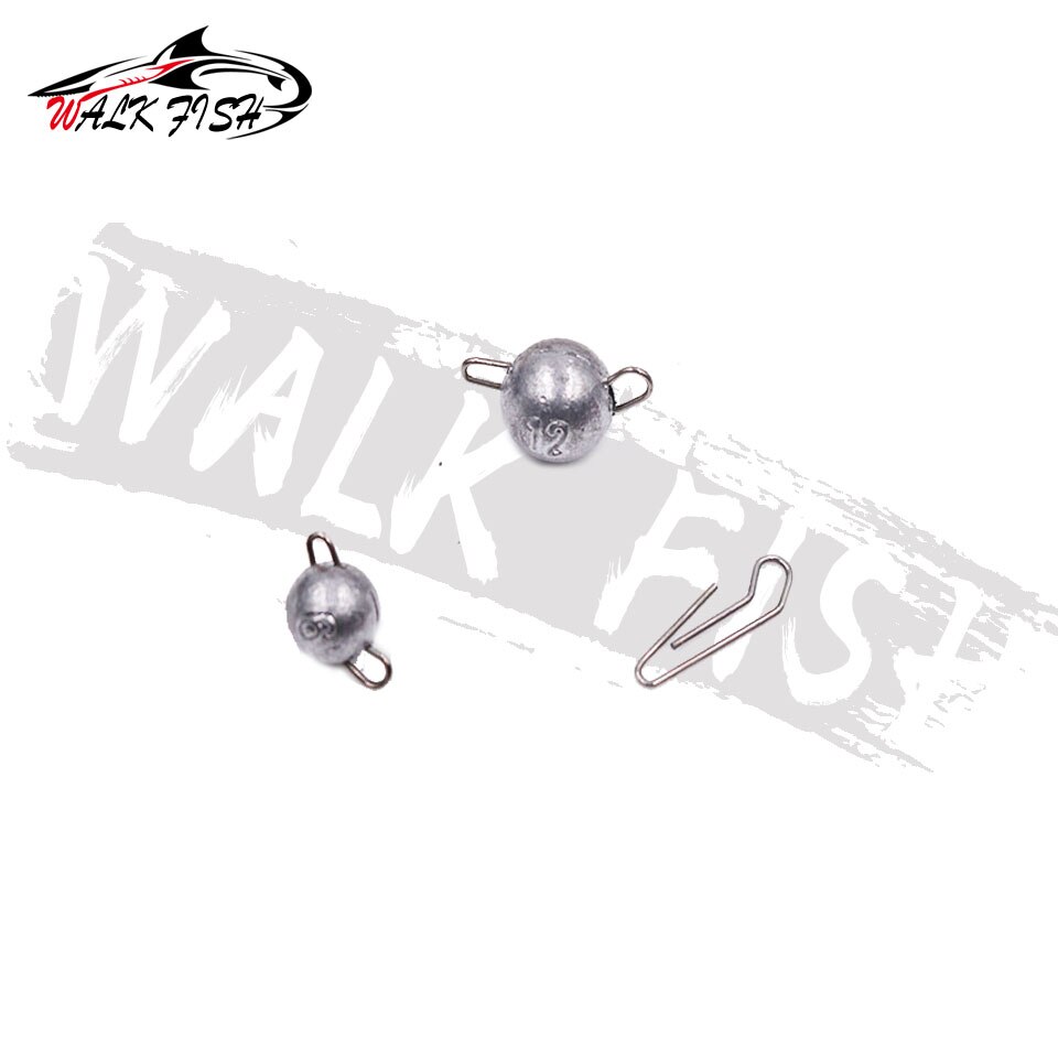 SPAZIERGANG FISCH 5 Teile/los Jig Kopf Kugel Gewichte Weicher Köder Gruppe 2g-18g Haken Verschärft Angeln Cheburashka platinen Angeln Zubehör