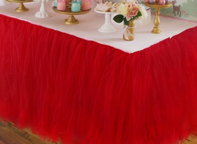 Hochzeit Party Tüll Ballettröckchen Tisch Felsen Geburtstag Baby Dusche Hochzeit Tisch Dekorationen Diy Handwerk Liefert: verrotten