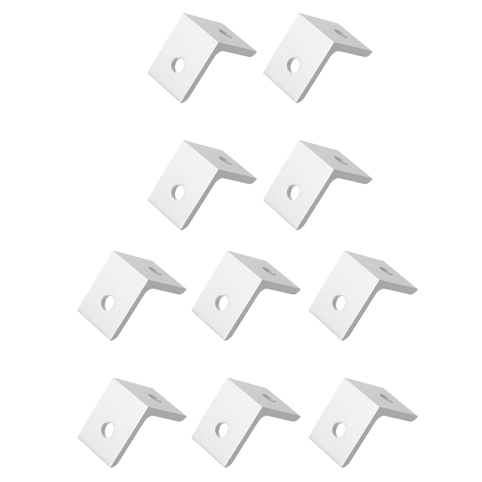 10pcs 2 Hole 90 Degree Inside Corner Bracket for Aluminum Extrusion Profile