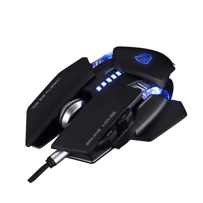 Ergonomic Gaming Mouse Computer-Mice Gamer Wired Laptop Usb-Cable Optical Adjustable Tail Mouse Mouse Gamer 4000DPI