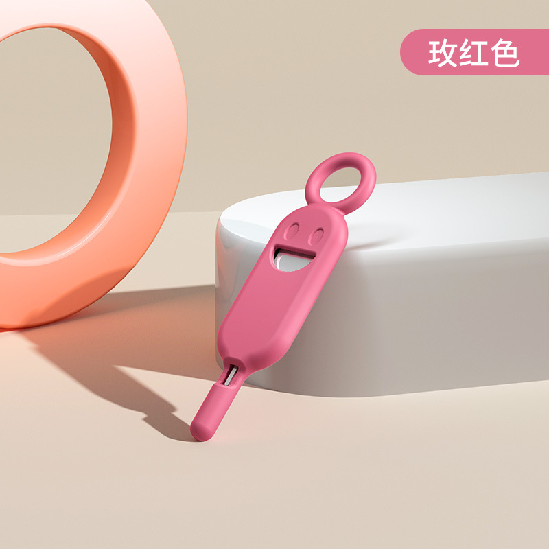 1 szt. 2 w 1 igła robić wyjmowania kart SIM z uchwytem ochronnym zapobiegającym zgubieniu kart SIM telefonu etui robić przechowywania taca wyrzutnik igła otwieracz