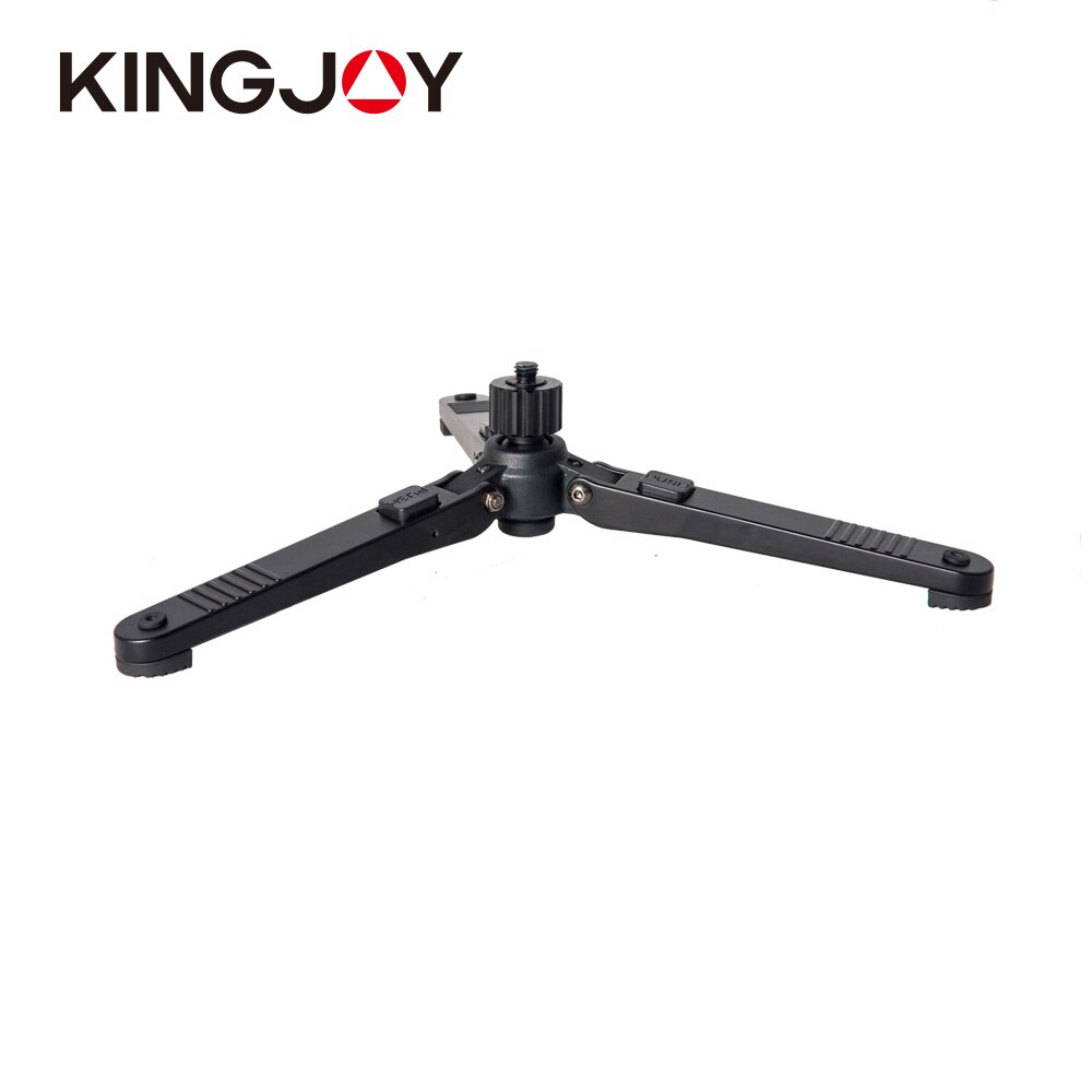 Kingjoy M3 Mini Tafel Statief Benen Professionele Aluminium Monopod voor Statiefkop Selfie Stok Uitschuifbare telefoon para movil Camera