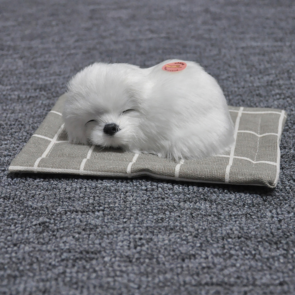 Auto Ornamenten Pluche Simulatie Slapende Hond Puppy Dashboard Decoratie Auto Interieur Home Decor Meubels Accessoires