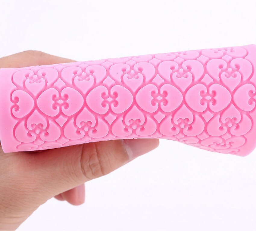 Silicone Fondant Cake Lace Sugar Craft DIY Mat Texture Flower Decorating Mold