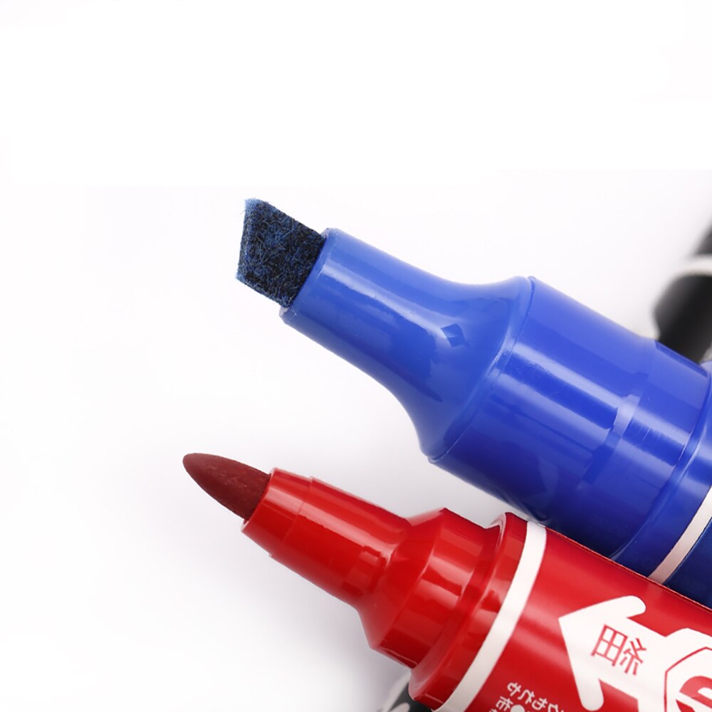6 Pcs/Lot Zebra MO-150-MC Hi-Mckee Oil-Based Marker 1.5-2.0MM &amp; 6.0MM Dual Tip Marker Pens Office School Supplies