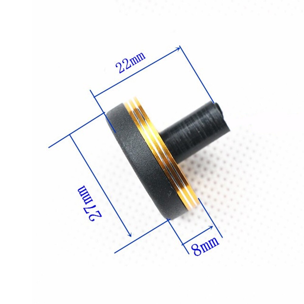 Fishing Rod Butt Caps Rubber End Protector Carp Fishing Rod Repair Tool Red/Gold