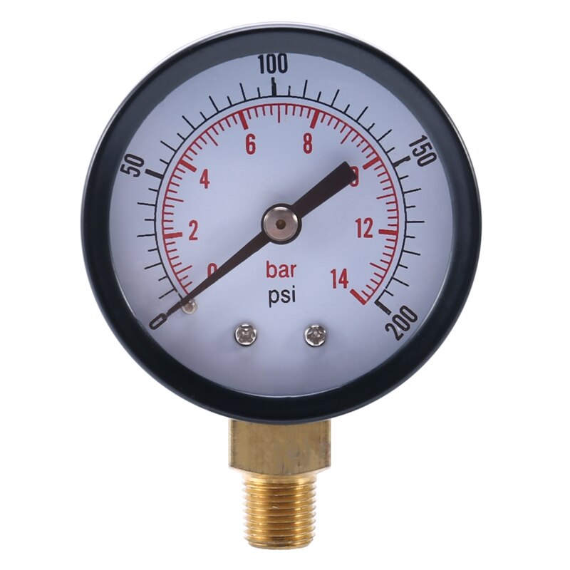 Ts-Z52 Manometer 1/8Inch Npt Side Mount 0-200Psi 0... – Grandado