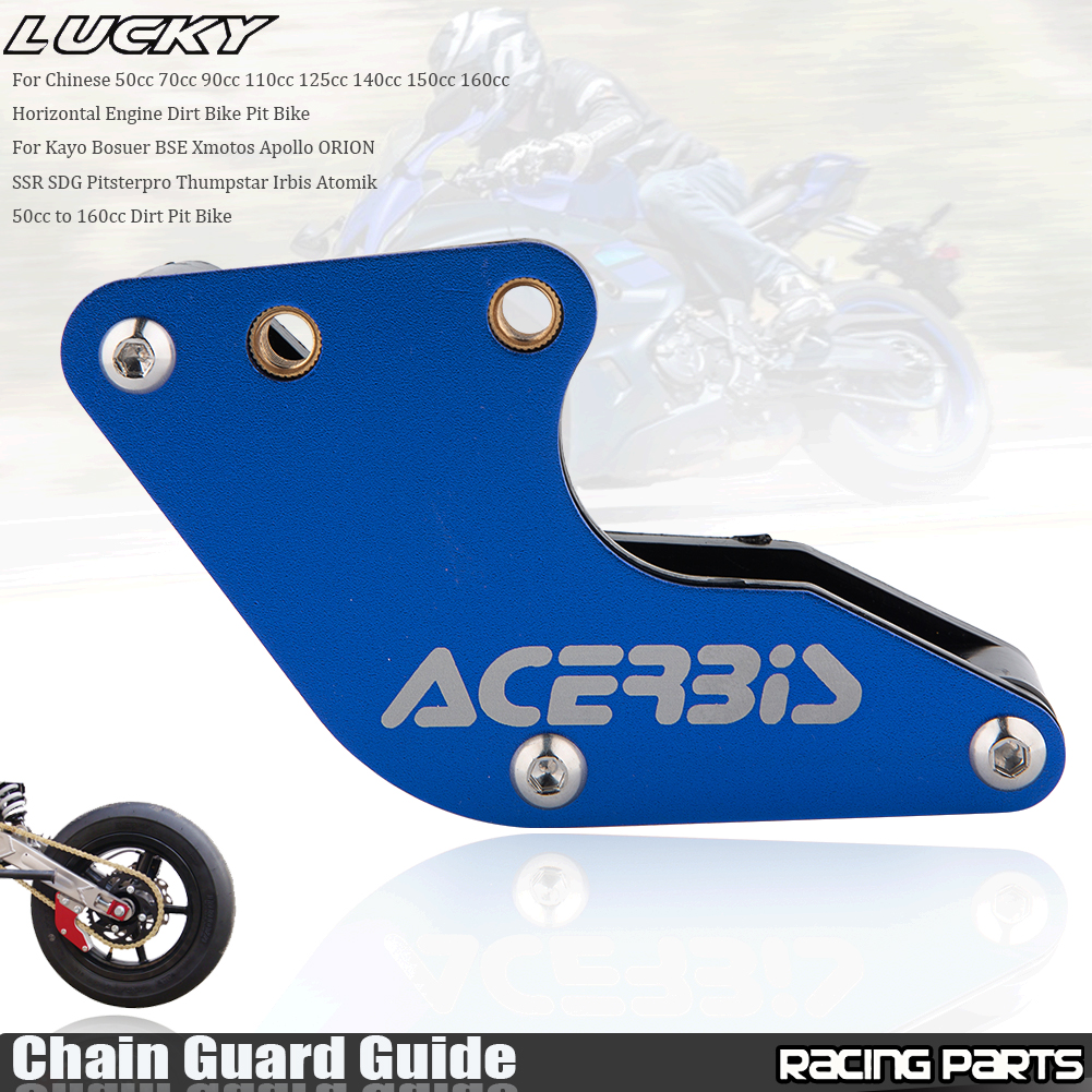 Nueva guía protectora de cadena CNC para motocicleta para IRBIS BSE KAYO SSR TTR XR CRF KLX 50 70 90 110 125 140 150 160cc Dirt Pit Bike Scooter: Gris oscuro