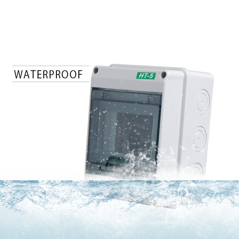 4-way household lighting distribution box MCB waterproof junction box ABS + PC