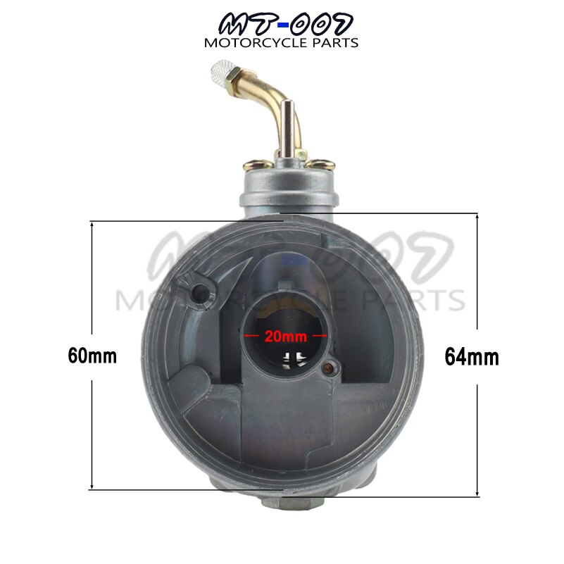 Karburator udskiftning knallert cykel fit puch 17mm carb bing stil til puch bing dax motorcykel
