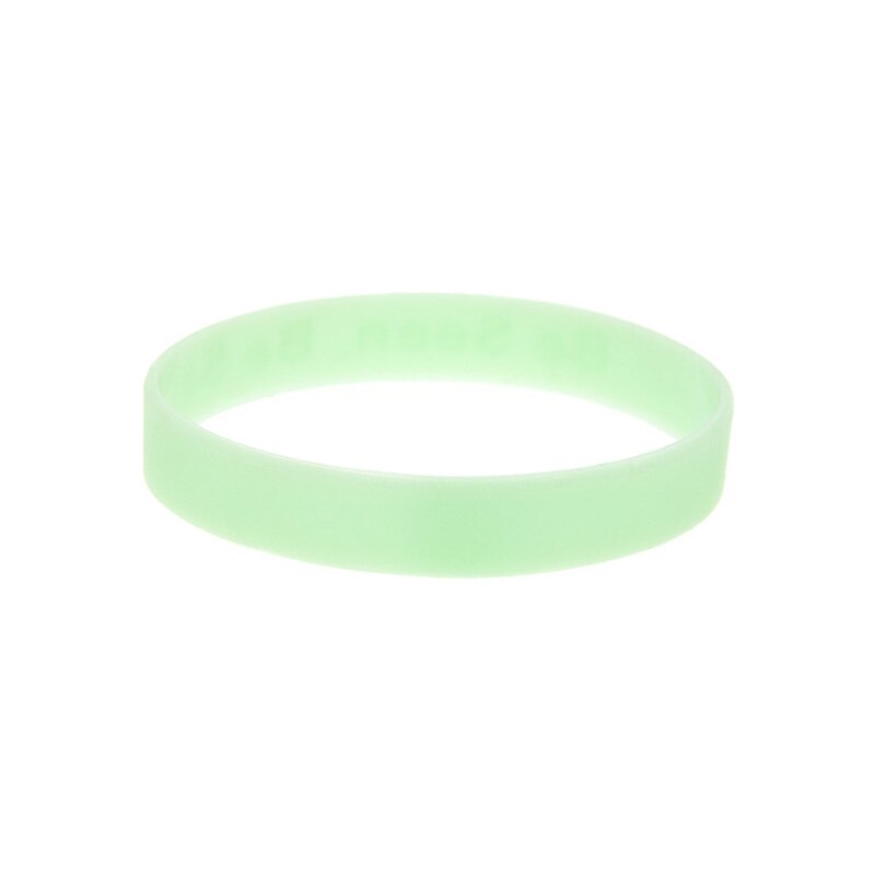 Obh 50 Stuks Worden Gezien Worden Veilig Siliconen Polsbandje Glow In Dark Band Voor Night Runner