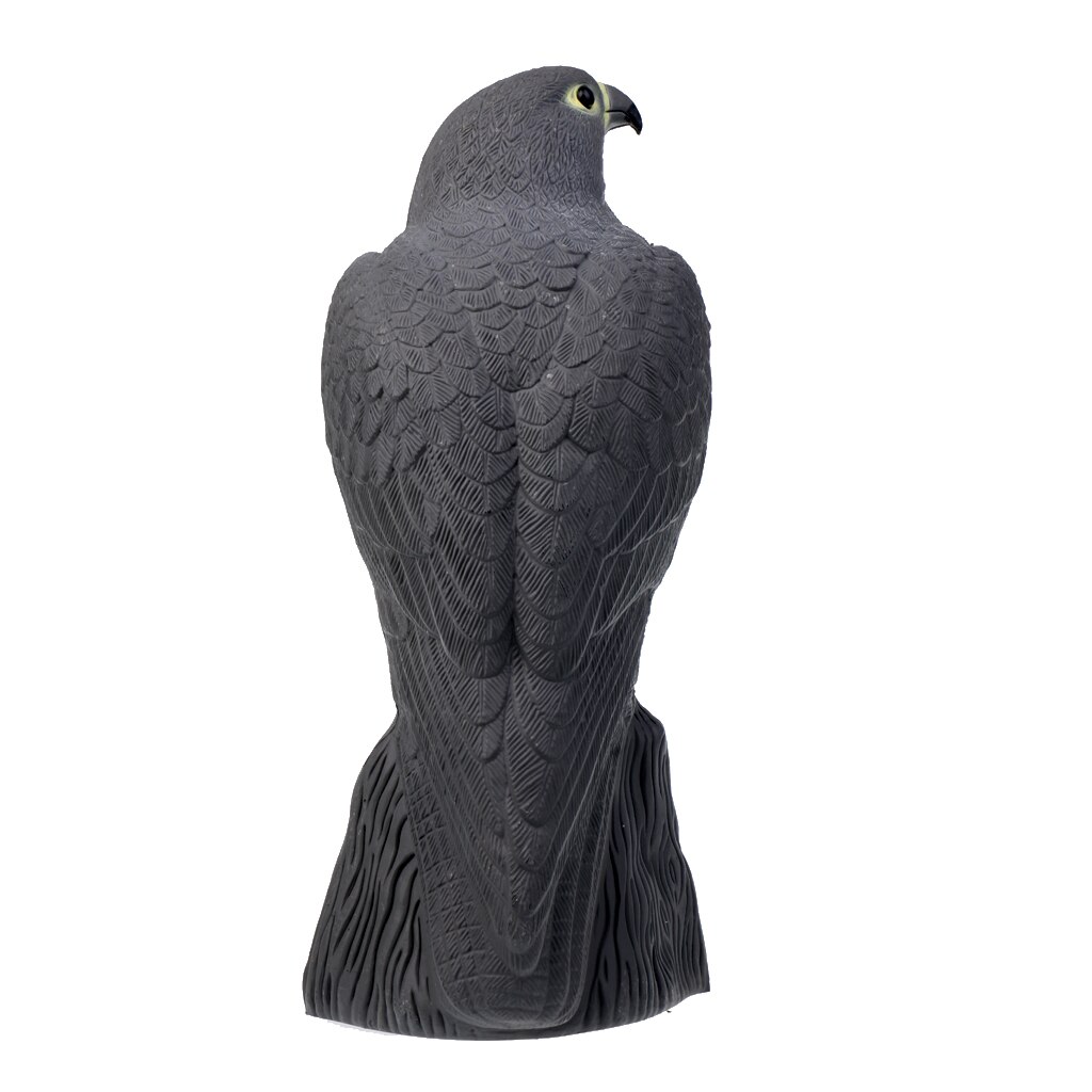 Señuelo de águila duradera para decoración del hogar, espantapájaros para asustar aves, aves, ratas, palomas, jardín y césped, 1 pieza
