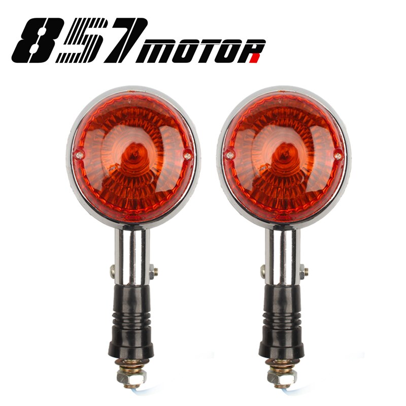 Lâmpada de seta para yamaha virago, xv250 xv535 xv920 xv1000 xv 250 535 920 1000 indicador do sinal de curva com luz âmbar