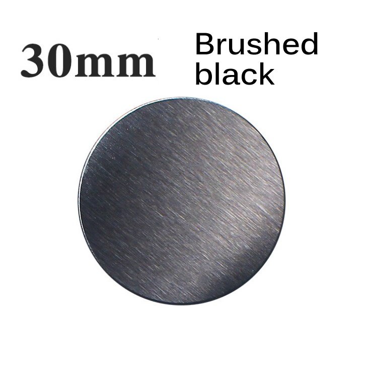 2 stuks Universele 30mm matte Geborsteld Metalen Plaat schijf ijzeren plaat voor Magneet Mobiele Telefoon Houder Voor Magnetische Auto telefoon standhouder