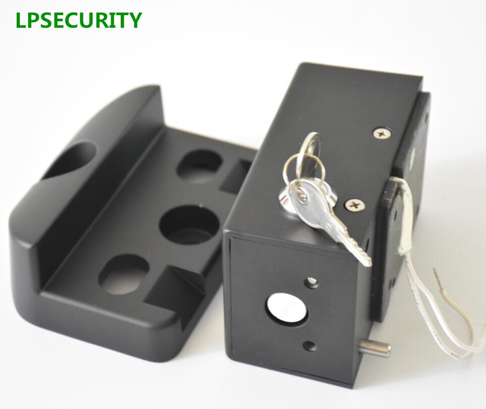 LPSECURITY Outdoor waterproof Electric Gate Door Lock Stopper for Gate Opener/DC24V Magnetic Locks for swing gate latch